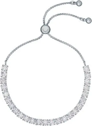 Ted Baker Melrah: Icon Silver-Tone Crystal Slider Bracelet