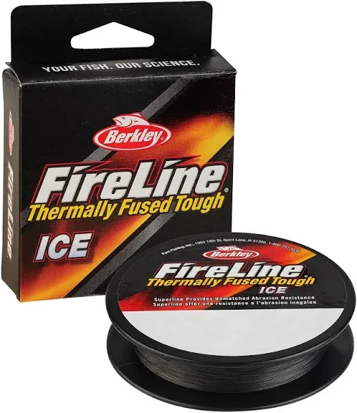 Berkley Fireline Ice Thermally Fused Tough 50 yards Smoke color Choose! NIP  