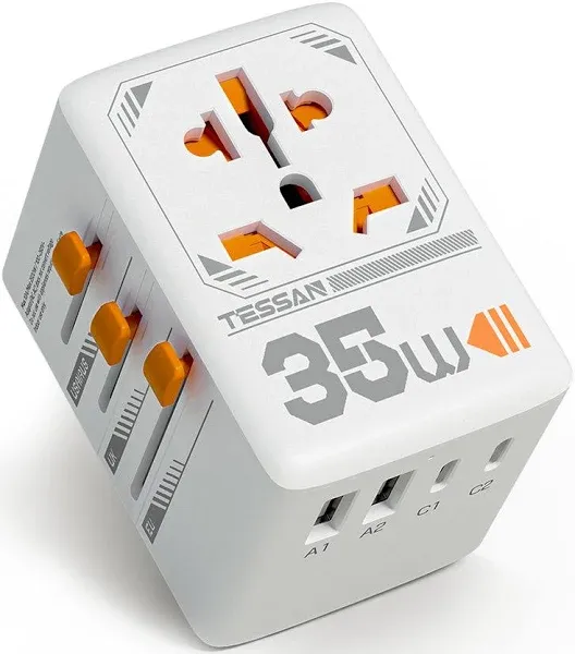 TESSAN World Universal Travel Plug Adapter