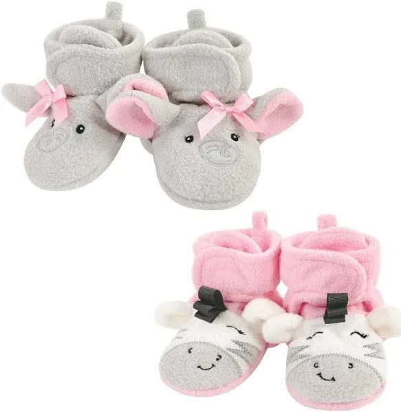 Hudson Baby Unisex-Child Cozy Fleece Booties