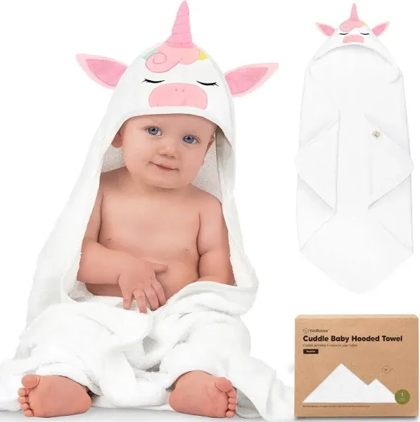 KeaBabies Cuddle Baby Hooded Towel