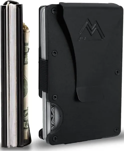 Mountain Voyage Co Leather Wallet RFID-Blocking Card Holder with Money Clip