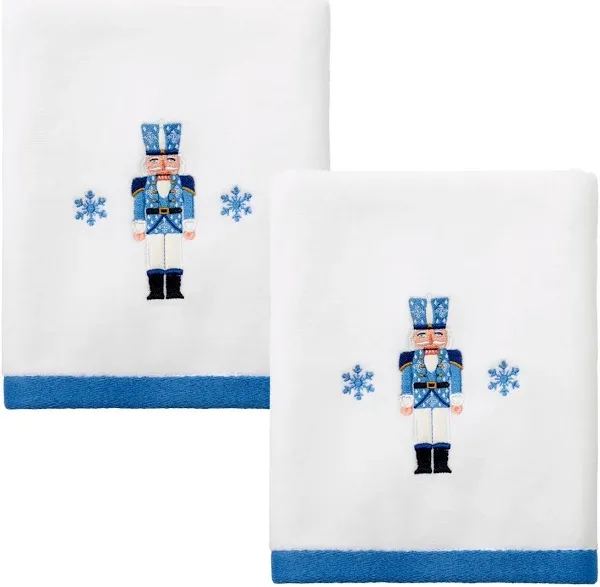 Avanti Nutcracker Trellis Hand Towel