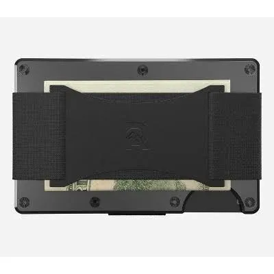 Ridge Men's Minimalist Metal RFID Blocking Wallet with Card Holder