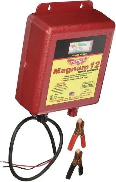 Parmak Magnum 12V Fence Charger 30 Mile Range FREE SHIPPING