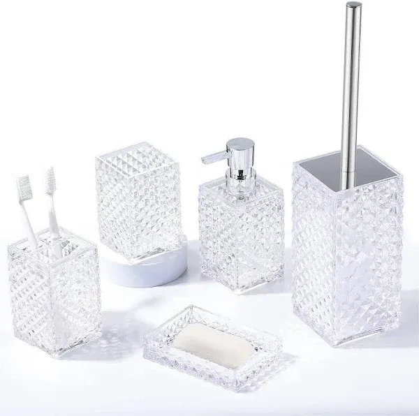 Dracelo 6-Piece Bathroom Accessory Set