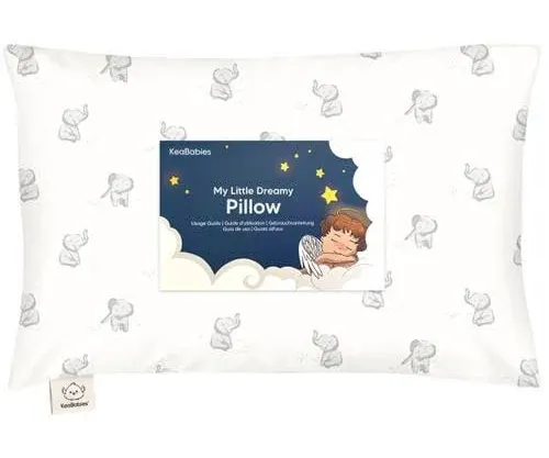 KeaBabies Toddler Pillow with Pillowcase