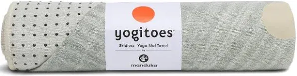 Yogitoes Yoga Mat Towel - Lightweight, Quick Drying Microfiber, Non Slip Skidless Technology, Use in Hot Yoga, Vinyasa and Power, 71 Inch (180cm), Moon