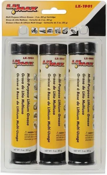 Lithium Grease 3 oz. Cartridge (3 pcs./Pk.)