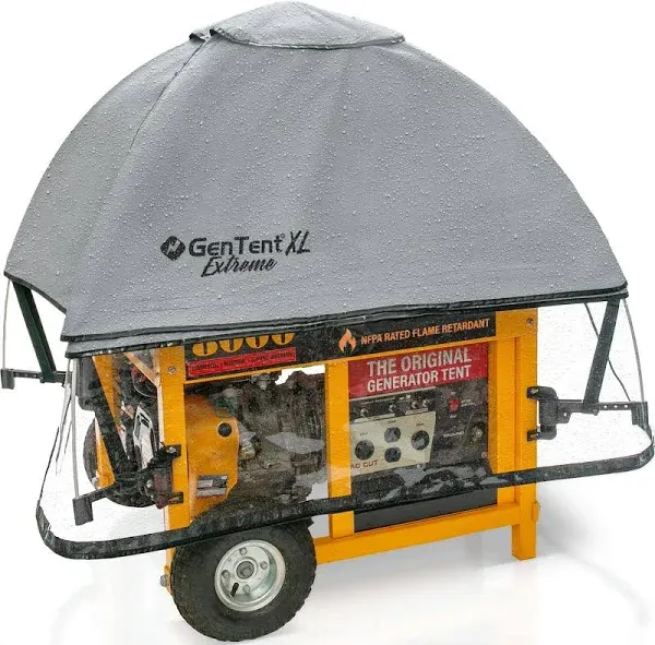 Gentent XL Generator Running Cover - Universal Kit (Extreme, Black) - for Larger