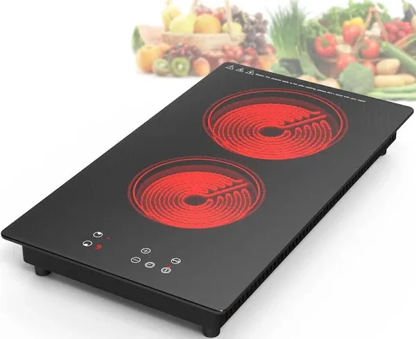 gihetkut Electric cooktop,built-in and countertop Electric stove top