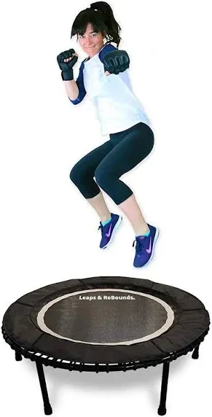 Leaps & Rebounds 48" Mini Fitness Trampoline & Rebounder