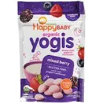 Happy Baby: Organic Yogis Yogurt & Fruit Snacks Mixed Berry, 1 oz