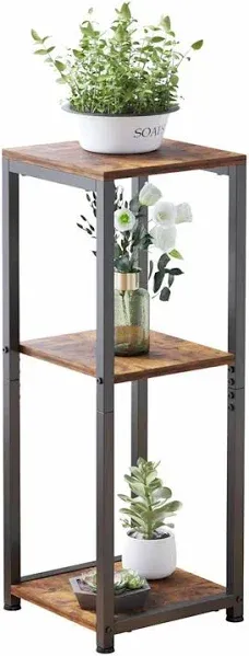 Square 3 Tier Plant Stand Indoor