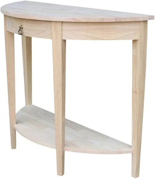 International Concepts Half Moon Console Table