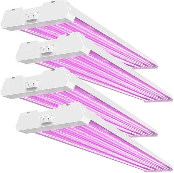 Sunco 4FT LED Grow Lights Full Spectrum For Indoor Plants 80W