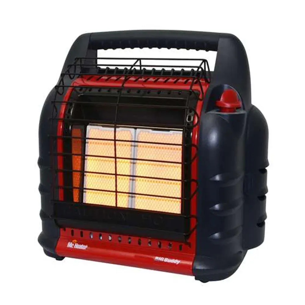 Mr. Heater Buddy Heater 18000-BTU Outdoor Portable Radiant Propane Heater in Red | MH18BNF