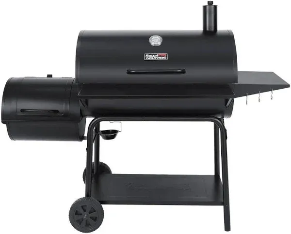 Royal Gourmet Charcoal Barrel Grill with Offset Smoker