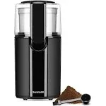 SHARDOR Coffee Grinder Electric, Removable Stainless Steel Bowl, BLACK.