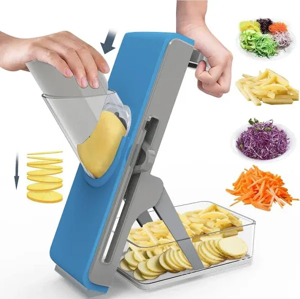 Mandoline Slicer Safe Multifunctiona<wbr/>l Dicer Adjustable Commercial Slicer Mach...