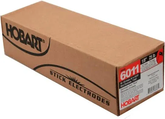 Hobart Stick Electrode Welding Rod 1/8 in. 25 lb.