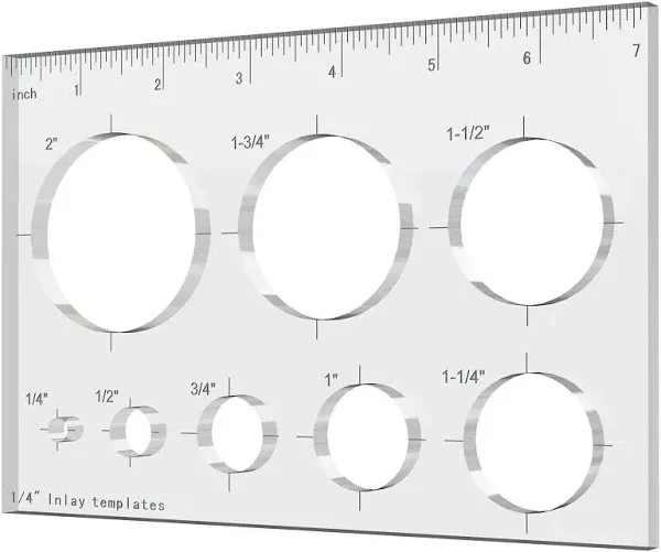 Router Jig Template,Circle Router Inlay Templates Decorative Router and Decorative Templates for Woodworking