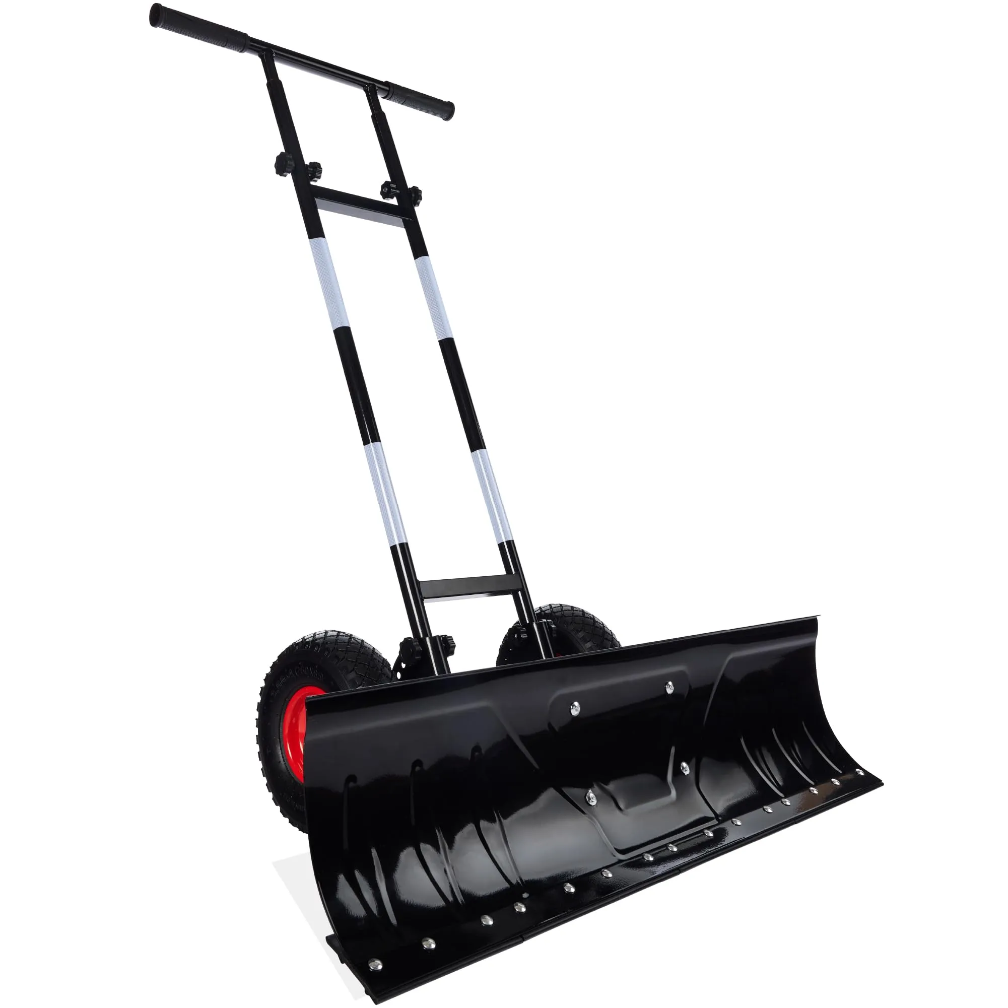 Best Choice Products 36in Heavy Duty Steel Snow Shovel Pusher