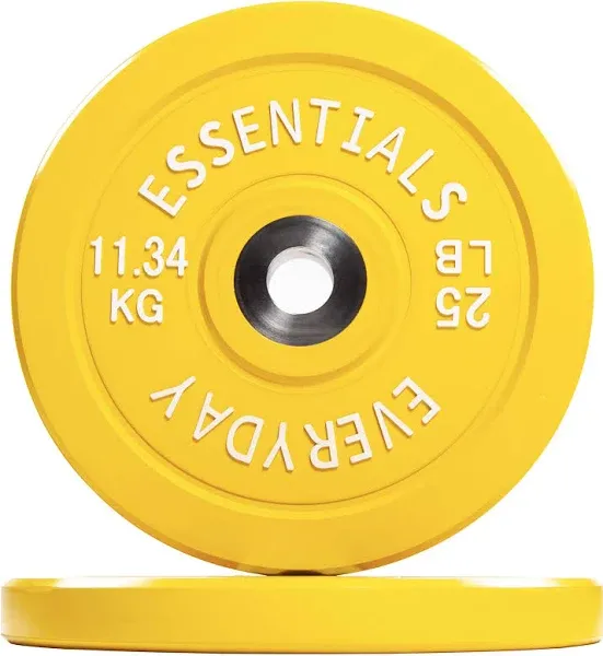 BalanceFrom Color Coded Olympic Bumper Plate Weight Plate