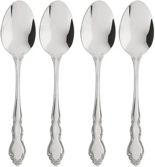 Oneida Dover Fine Flatware Teaspoons (Set of 4)