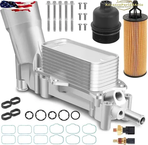 926-959 Upgraded Aluminum Engine Oil Cooler Filter Housing