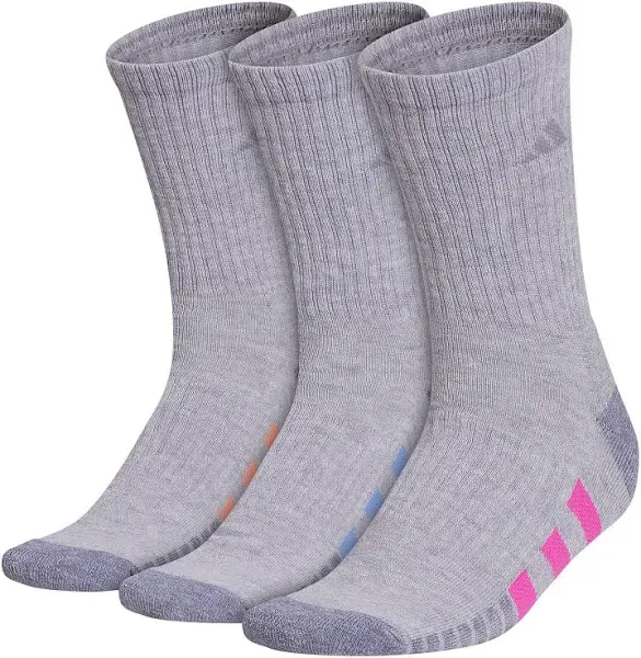 adidas Women's Cushioned Crew Socks (3-Pack)