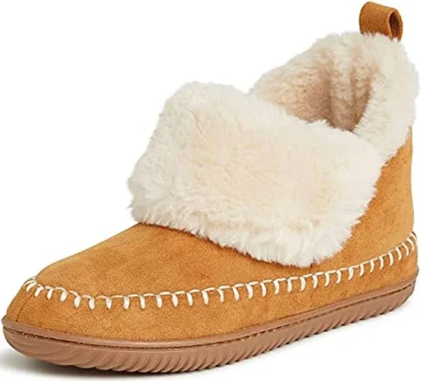 Alpine by Dearfoams Women's Moritz Bootie House Slipper