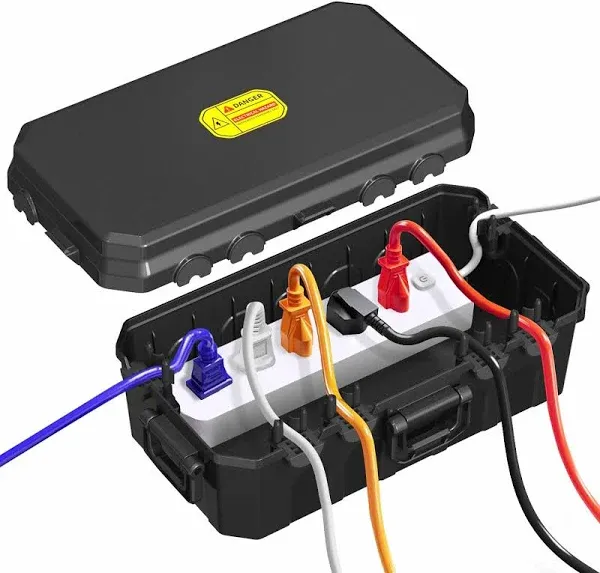 SZAOYU Medium Waterproof electrical Connection Box,Outdoor electrical Box Extension Cord Box