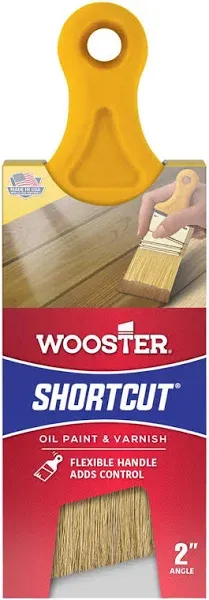 Wooster Brush Shortcut Angle Sash Paintbrush