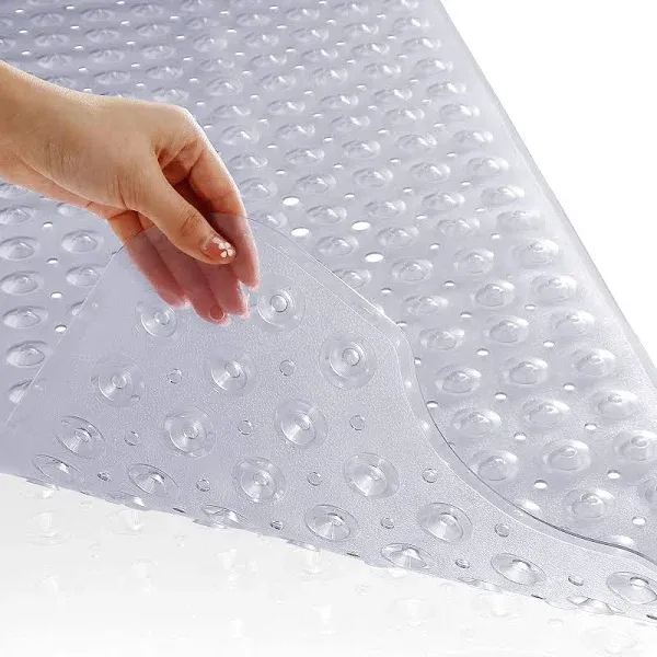 Shower Mat Bathtub Mat Non Slip 40 x 16, Bath Mat for Tub Floor with Big Suct...