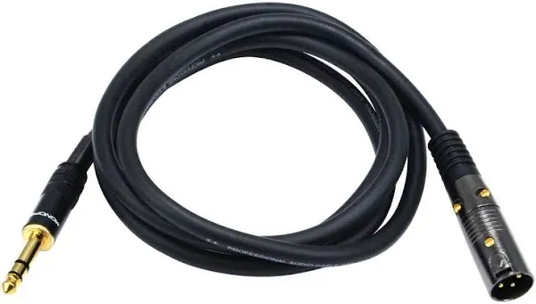 Monoprice XLR Male to 1/4inch TRS Male Cable