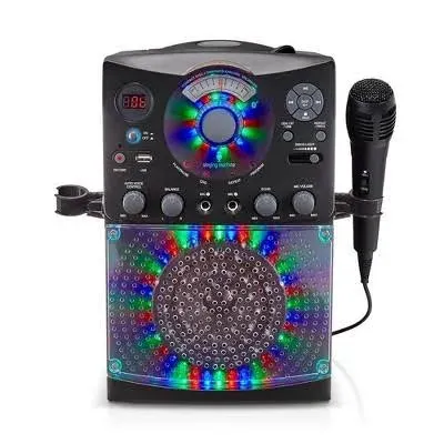 SINGING MACHINE  CD+G/MP3 KARAOKE PLAYER WITH BLUETOOTH MODEL SML385UBK