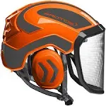 Protos Integral Arborist Helmet - Orange/Grey