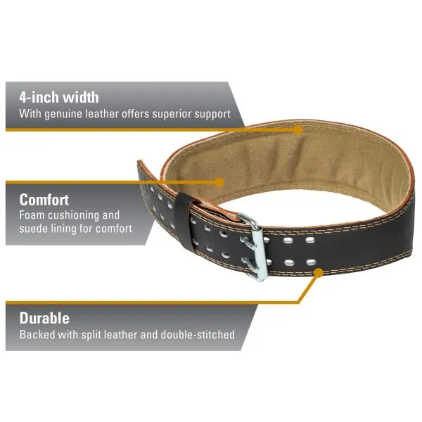 Harbinger Padded Leather Belt