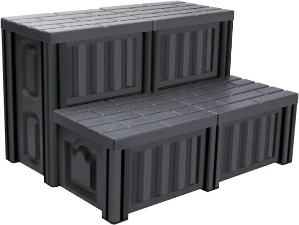 AOSYCO Hot Tub Steps with Storage