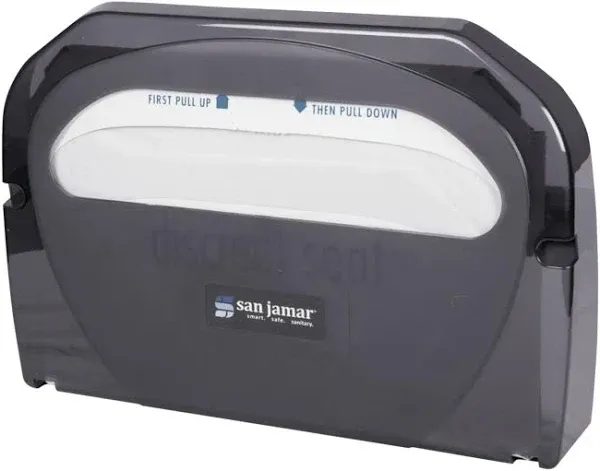 San Jamar TS510TBK Toilet Seat Cover Dispenser