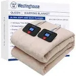 Flannel Blanket Westinghouse Color: Biege, Size: Queen