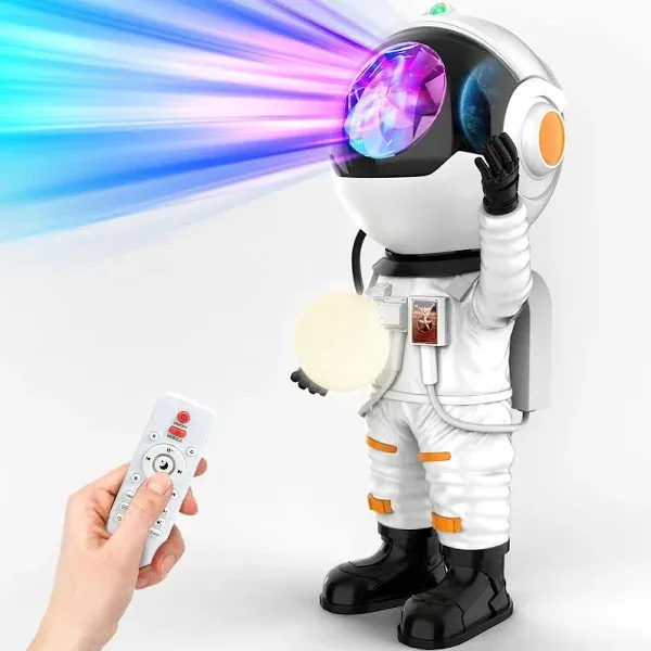 Carla Home Astronaut Galaxy Star Projector Night Light