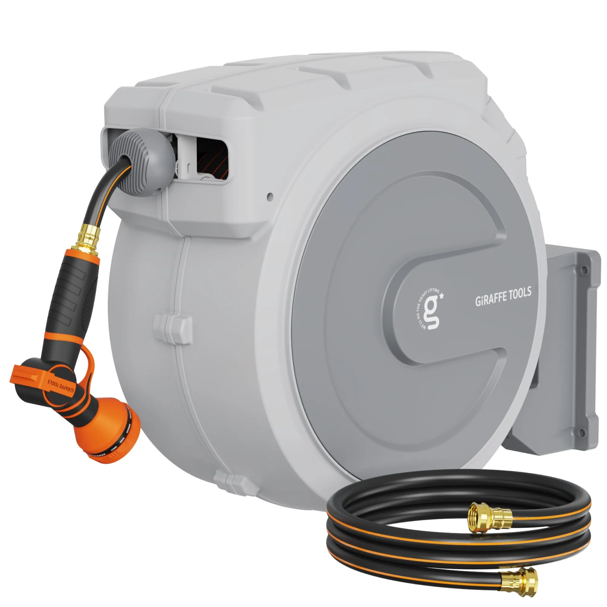 Giraffe Tools Retractable Garden Hose Reel