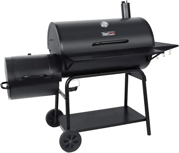 Royal Gourmet Charcoal Barrel Grill with Offset Smoker