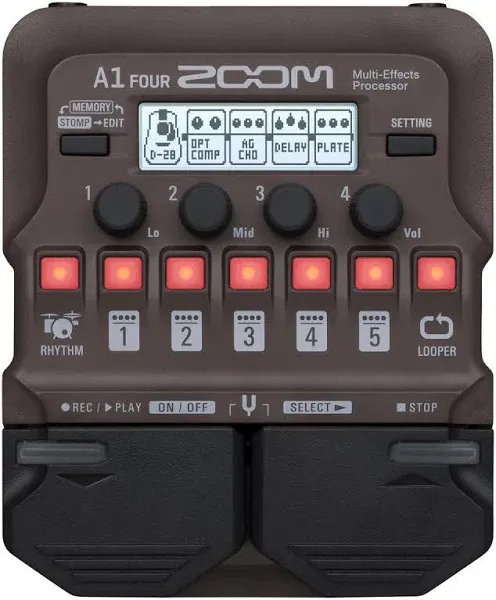 Zoom Four Acoustic Multi-Effects Processor