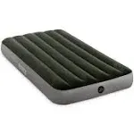 Intex 64763E Standard Dura Beam Downy Air Mattress Bed w/ Built in Pump, Queen