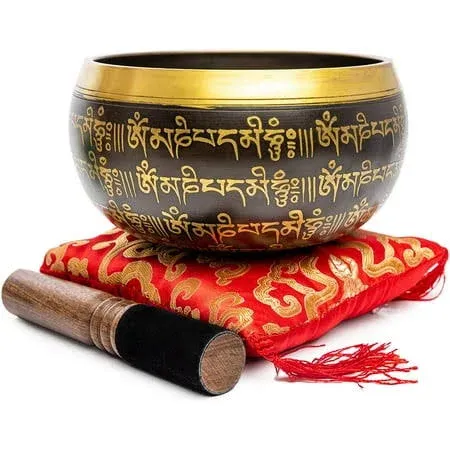 Himalayan Bazaar Tibetan Singing Bowl Set