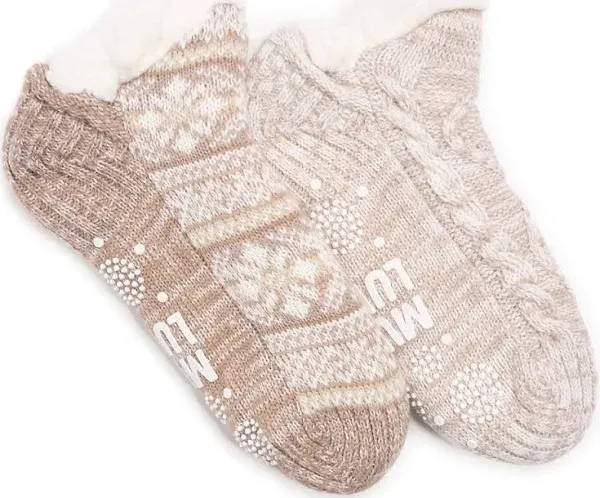 MUK LUKS Women's 2-Pack Short Cabin Socks