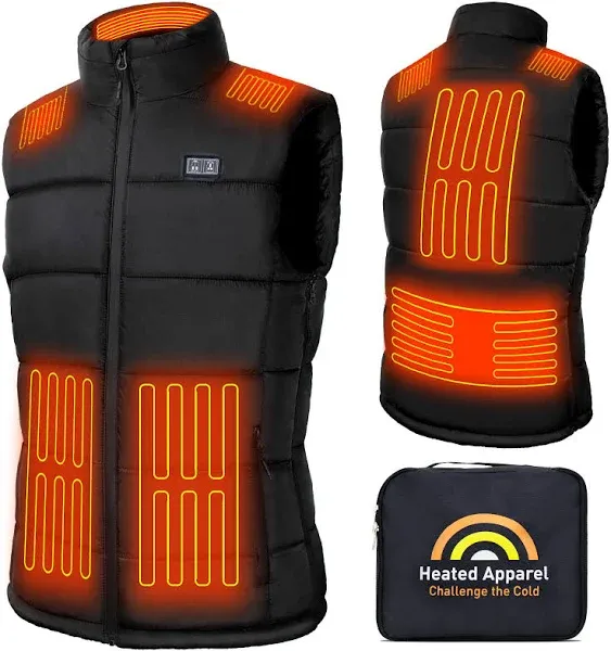 Heated Vest for Men Women with 16000mAh Battery Pack for Outdoor Hunting Skiing